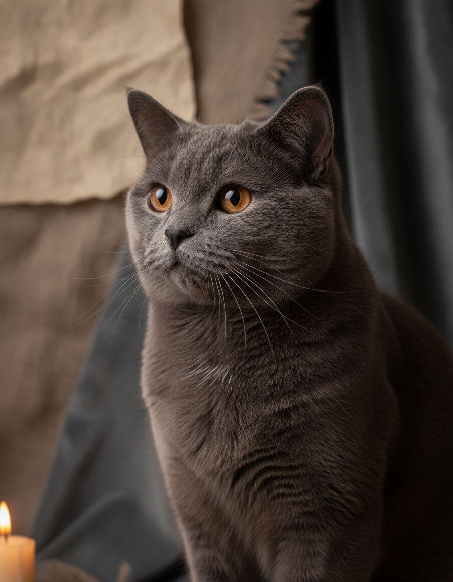 Cool Boy, our chocolate golden chinchilla British Shorthair stud