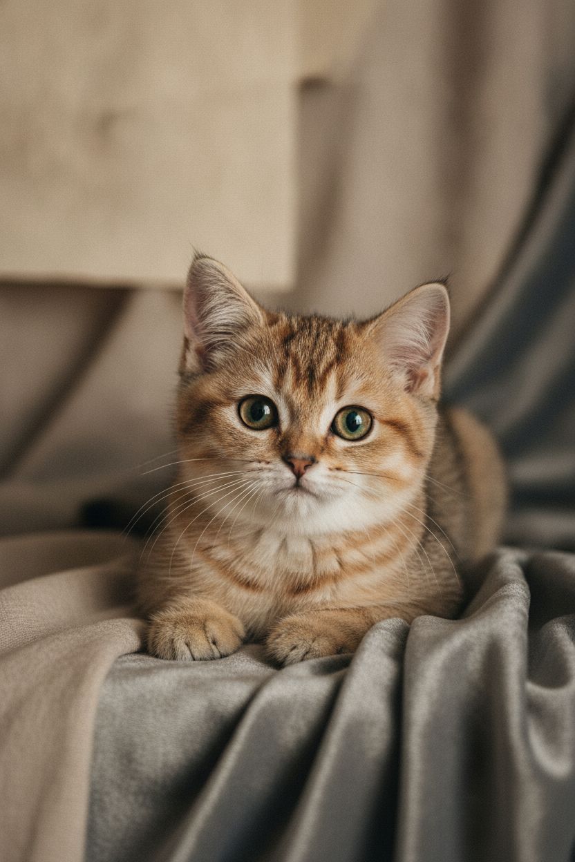 Golden Shaded British Shorthair kitten